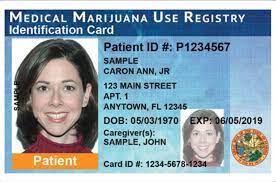 Medical Marijuana Card with Women's Face